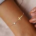 Cross & Sparkle Bracelet