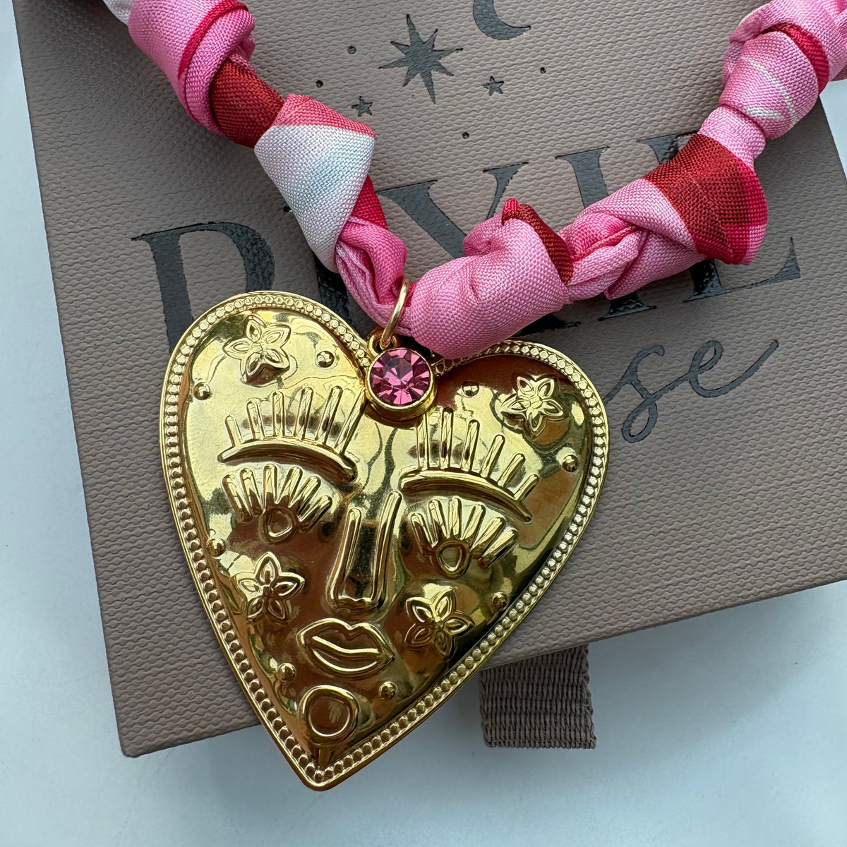 Be Still My Beating Heart Scarf Choker