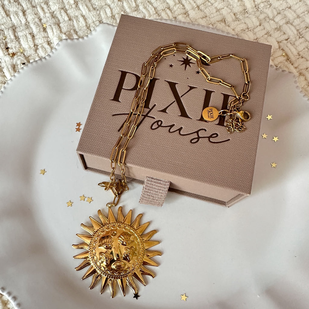 Sacred Sun Statment Necklace