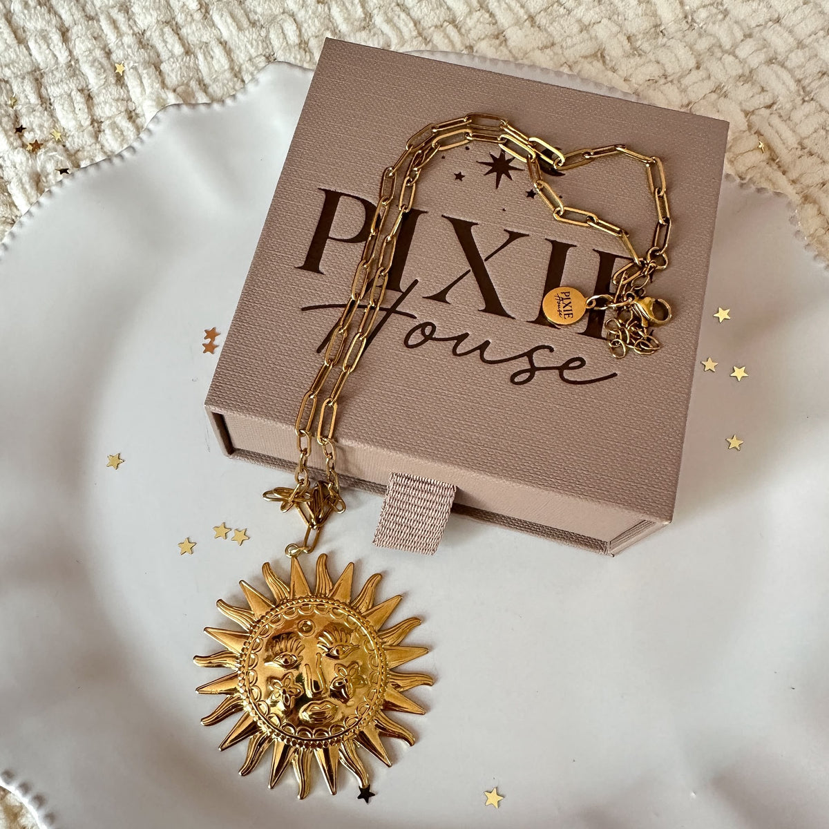 Sacred Sun Statment Necklace