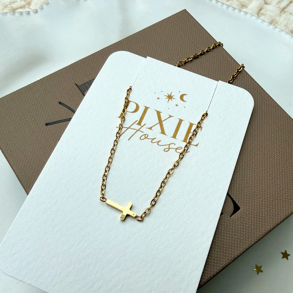 Crossed Paths Necklace