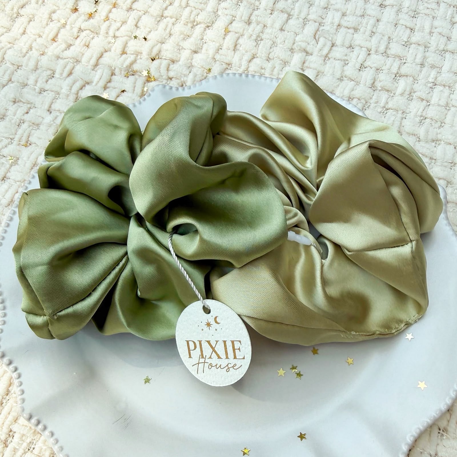 Satin Scrunchie Duo