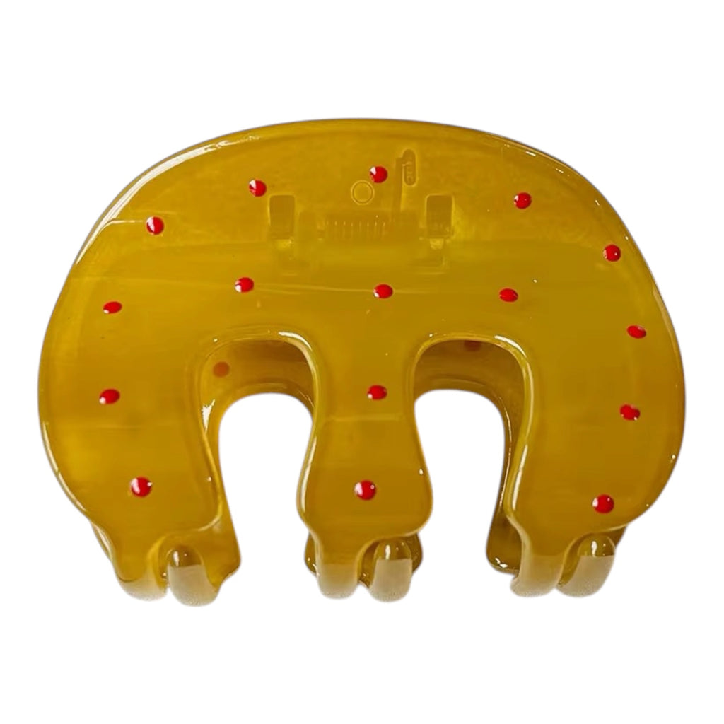 Polka Dot Hair Claw