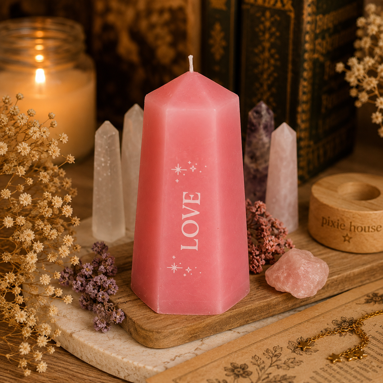 Crystal Intention Candle