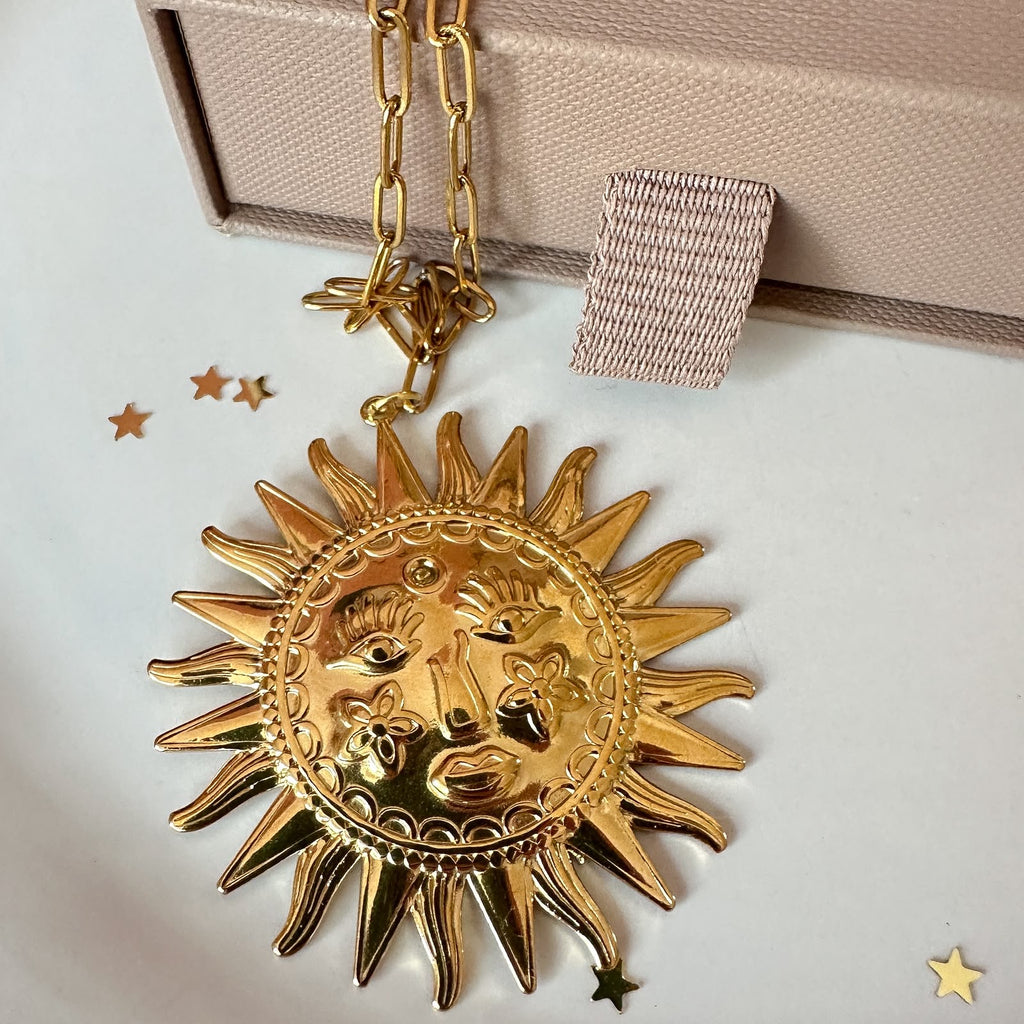 Sacred Sun Statment Necklace