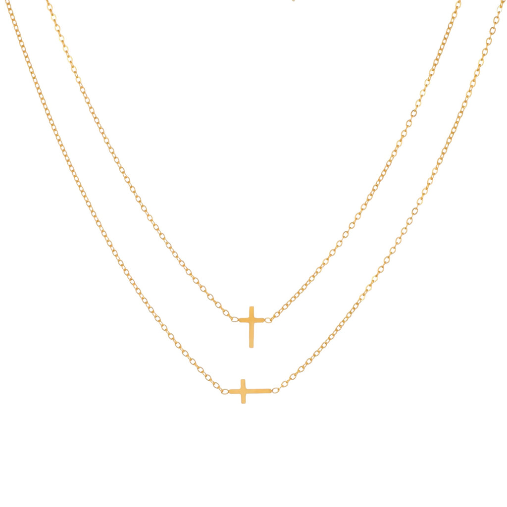 Tiny Cross Necklace