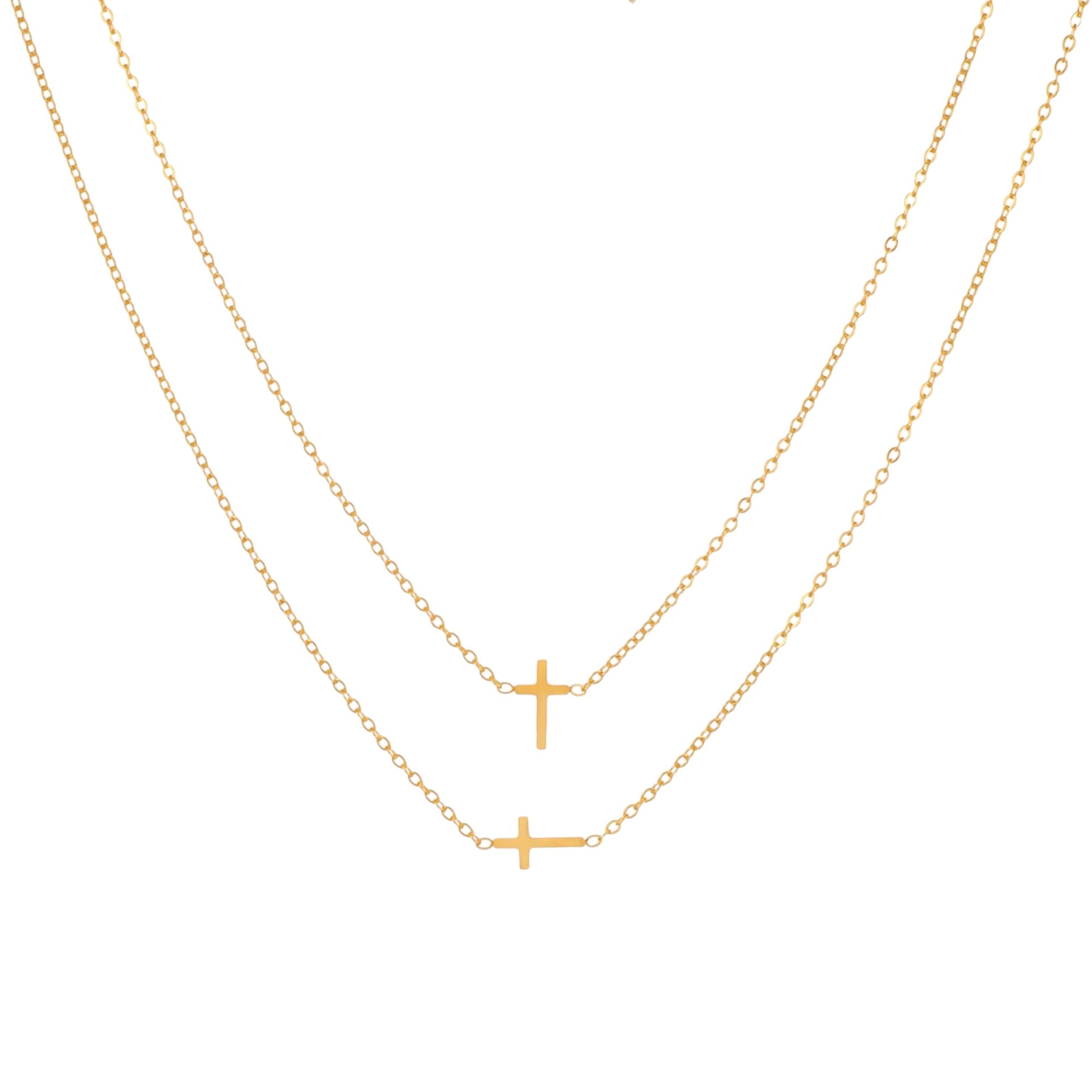 Tiny Cross Necklace