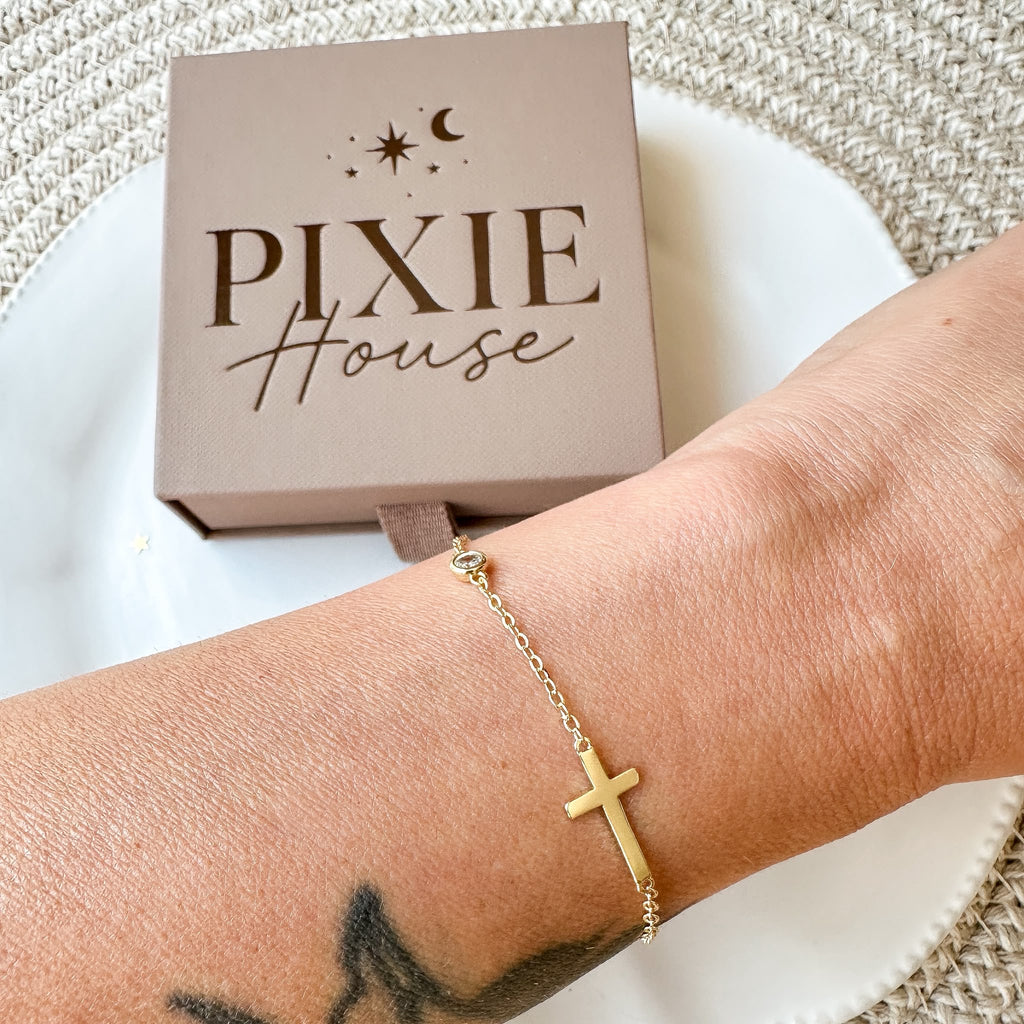 Cross My Heart Bracelet