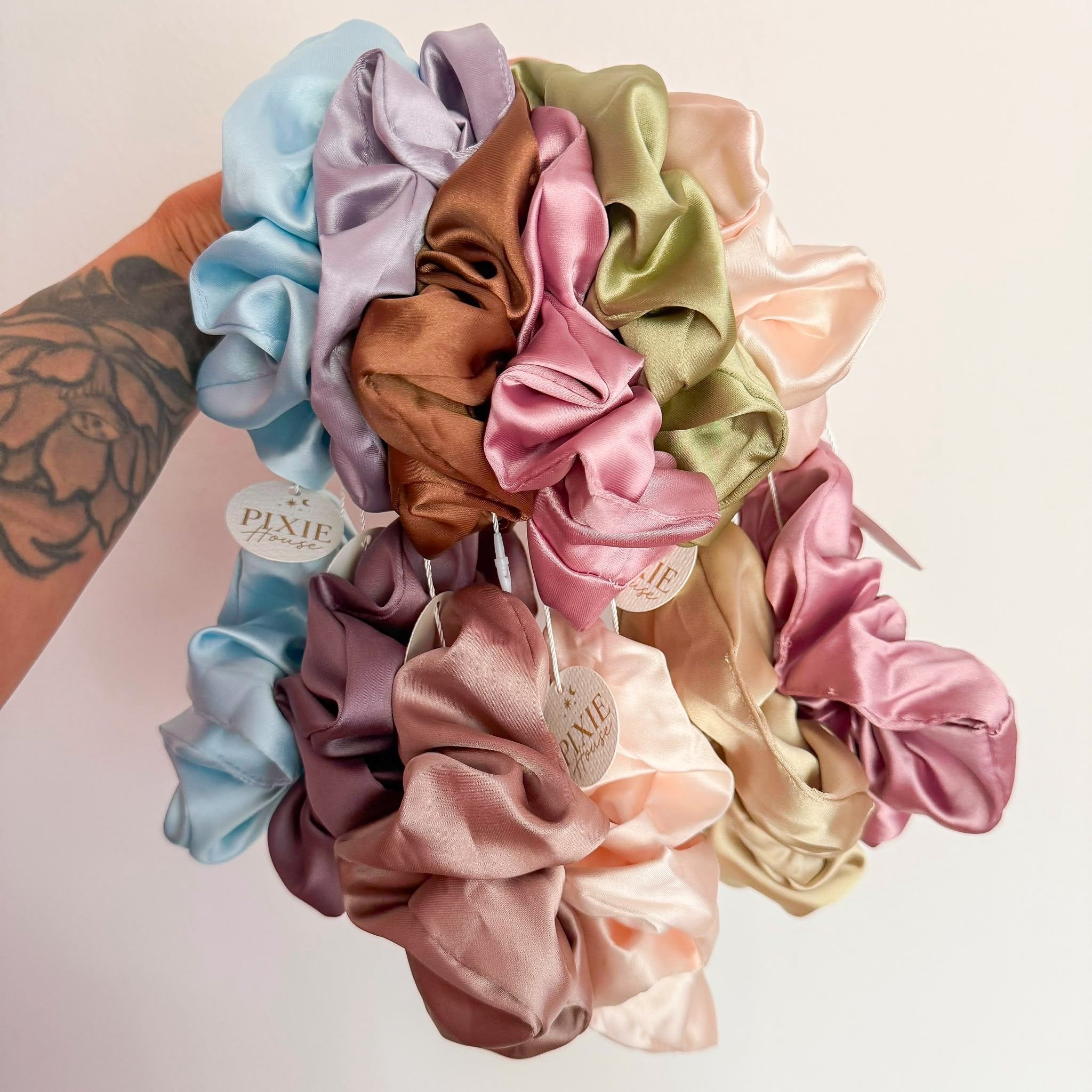 Satin Scrunchie Duo