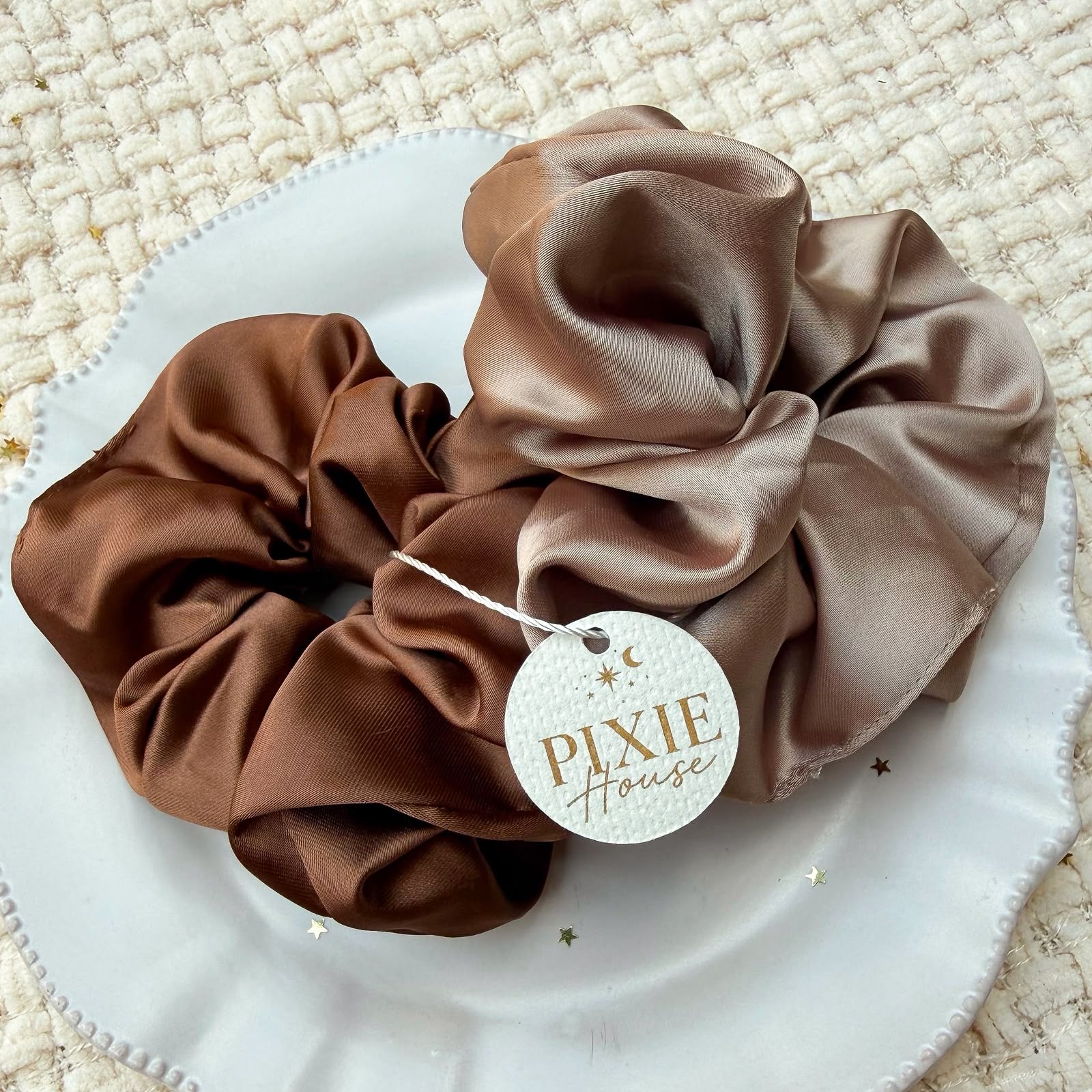 Satin Scrunchie Duo