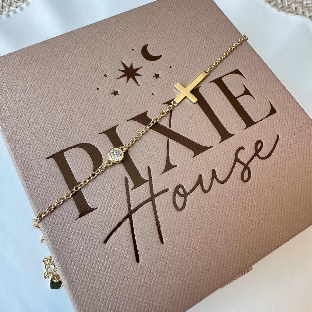 Cross My Heart Bracelet