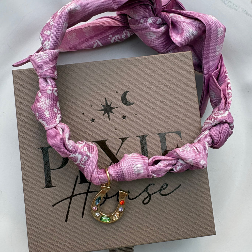 Lucky Charm Scarf Choker