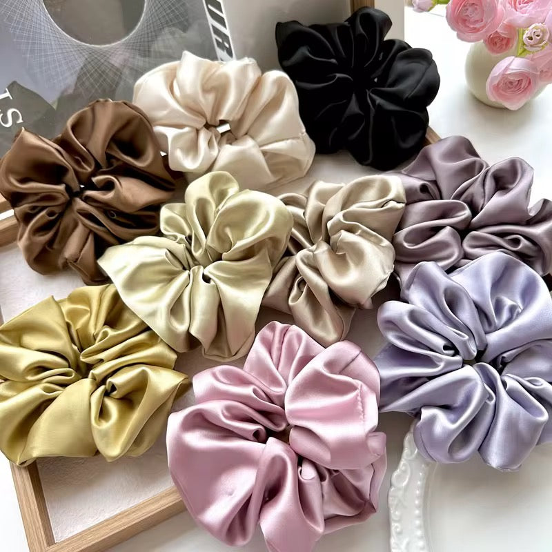 Satin Scrunchie Duo