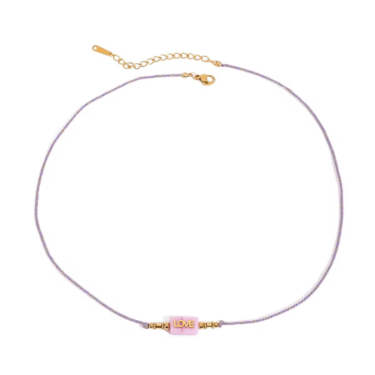 Little Lilac Love Necklace