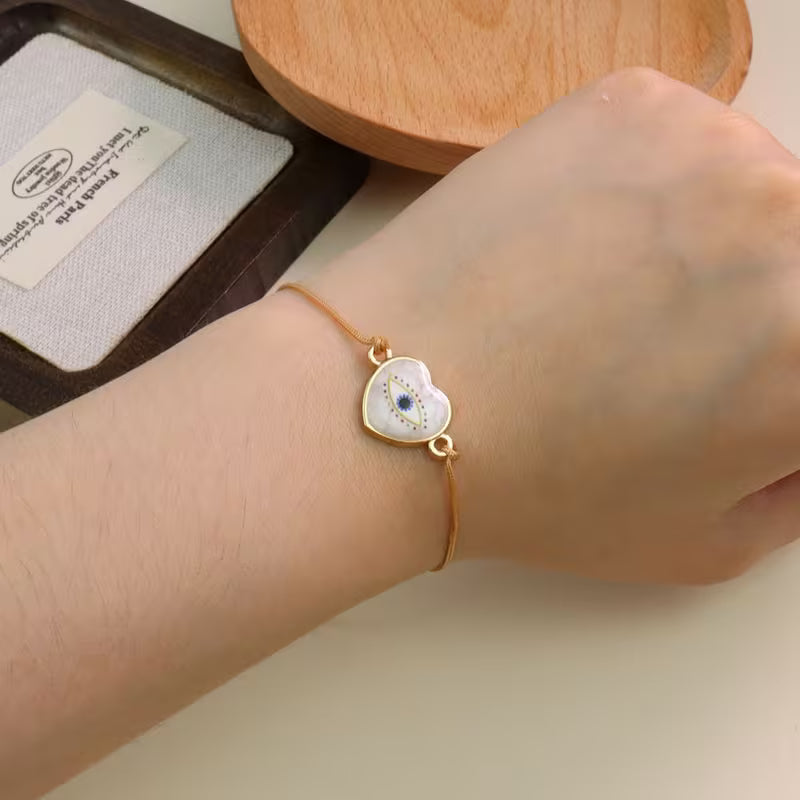 Evil eye Heart bracelet
