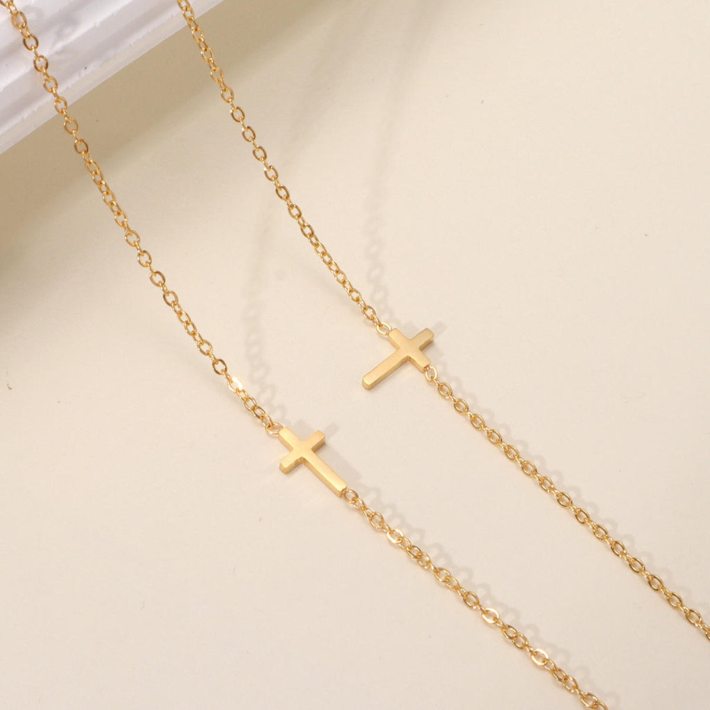Tiny Cross Necklace