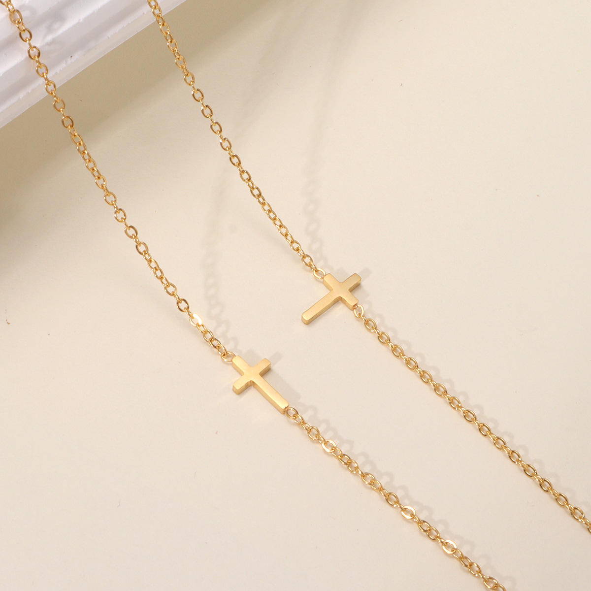 Tiny Cross Necklace